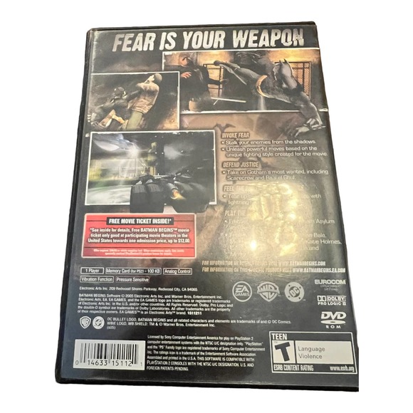 Batman Begins Video Game for the Playstation 2 - Picture 3 of 3